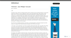 Desktop Screenshot of biblioklast.wordpress.com