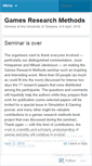 Mobile Screenshot of gamesmethods.wordpress.com