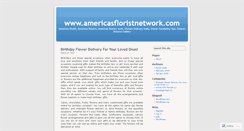 Desktop Screenshot of americasfloristnetwork.wordpress.com