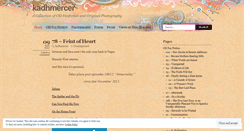 Desktop Screenshot of kadhmercer.wordpress.com