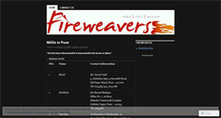 Desktop Screenshot of fireweaversngos.wordpress.com