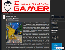 Tablet Screenshot of deliriousgamer.wordpress.com