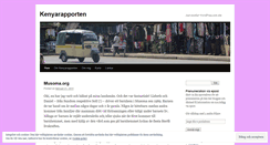 Desktop Screenshot of kenyarapporten.wordpress.com