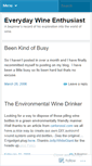 Mobile Screenshot of everydaywineenthusiast.wordpress.com