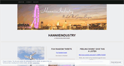 Desktop Screenshot of hanniieindustri.wordpress.com