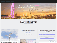 Tablet Screenshot of hanniieindustri.wordpress.com