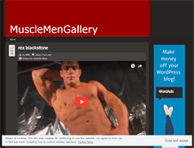 Tablet Screenshot of musclemengallery.wordpress.com