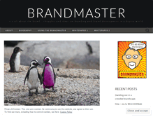 Tablet Screenshot of brandmaster.wordpress.com