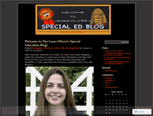 Tablet Screenshot of lauraoliver.wordpress.com