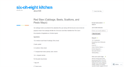 Desktop Screenshot of 608kitchen.wordpress.com