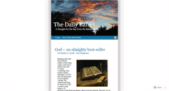Desktop Screenshot of dailybahai.wordpress.com