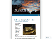 Tablet Screenshot of dailybahai.wordpress.com