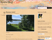 Tablet Screenshot of aksyrin.wordpress.com