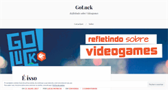 Desktop Screenshot of goluck.wordpress.com