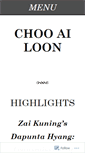 Mobile Screenshot of chooailoon.wordpress.com