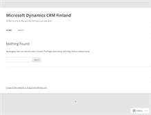 Tablet Screenshot of crm2011fi.wordpress.com