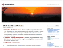 Tablet Screenshot of bijusurendran.wordpress.com