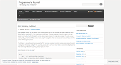 Desktop Screenshot of programmerjournal.wordpress.com