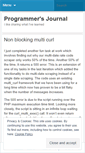 Mobile Screenshot of programmerjournal.wordpress.com