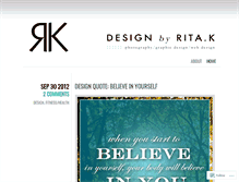 Tablet Screenshot of designbyrita.wordpress.com