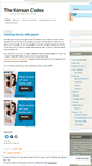Mobile Screenshot of koreancodex.wordpress.com