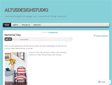Tablet Screenshot of altusdesignstudio.wordpress.com