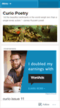 Mobile Screenshot of curiopoetry.wordpress.com