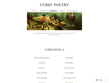 Tablet Screenshot of curiopoetry.wordpress.com