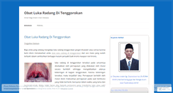 Desktop Screenshot of obatlukaradangditenggorokan.wordpress.com