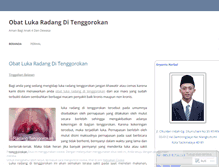 Tablet Screenshot of obatlukaradangditenggorokan.wordpress.com