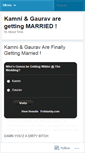 Mobile Screenshot of kamniandgaurav.wordpress.com
