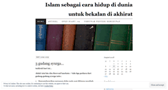 Desktop Screenshot of mylifeis4islam.wordpress.com