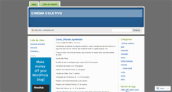 Desktop Screenshot of cinemacoletivo.wordpress.com
