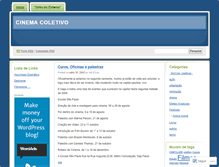 Tablet Screenshot of cinemacoletivo.wordpress.com