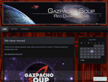 Tablet Screenshot of gazpachosoup.wordpress.com