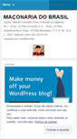 Mobile Screenshot of maconariabrasil.wordpress.com