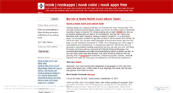 Desktop Screenshot of nookapps.wordpress.com