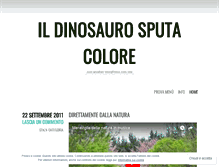 Tablet Screenshot of ildinosaurosputacolore.wordpress.com