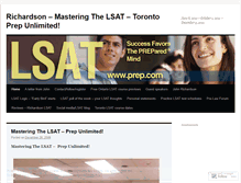 Tablet Screenshot of lsattoronto.wordpress.com