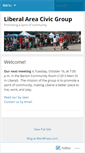 Mobile Screenshot of liberalareacivicgroup.wordpress.com