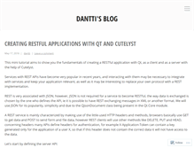 Tablet Screenshot of dantti.wordpress.com