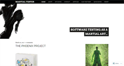 Desktop Screenshot of martialtester.wordpress.com