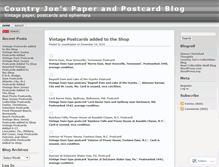 Tablet Screenshot of countryjoe.wordpress.com