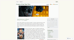 Desktop Screenshot of comicsftw.wordpress.com