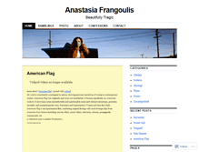 Tablet Screenshot of anastasiafrangoulis.wordpress.com