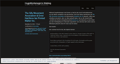 Desktop Screenshot of hugomontenegro.wordpress.com