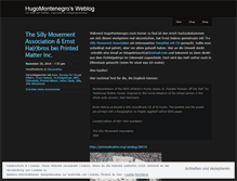 Tablet Screenshot of hugomontenegro.wordpress.com