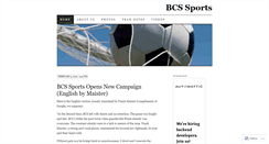 Desktop Screenshot of bcssports.wordpress.com