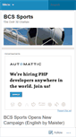 Mobile Screenshot of bcssports.wordpress.com