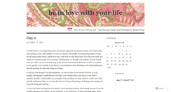 Desktop Screenshot of beinlovewithyourlife.wordpress.com